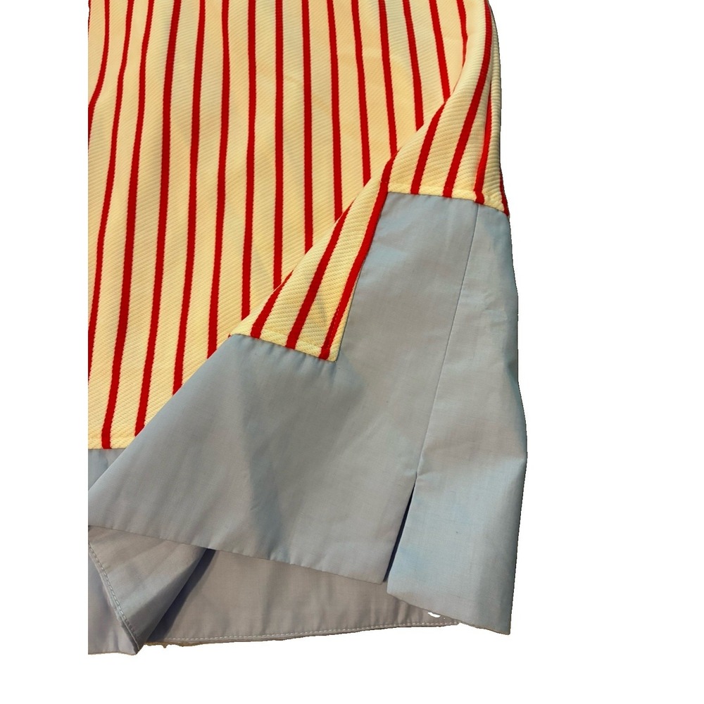 Entro Women's S Striped Block 3/4 Sleeve V-Neck Shift Mini Dress - Picture 9 of 12